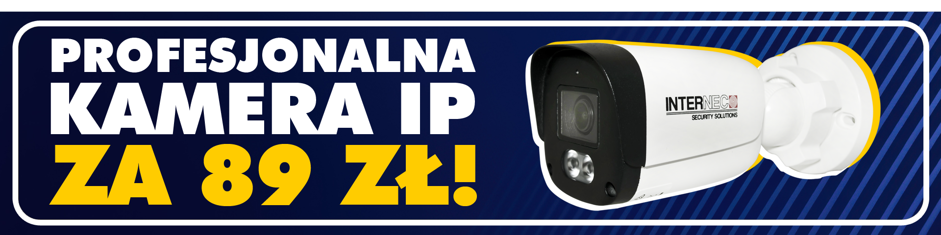 Profesjonalna kamera IP za 89 zł