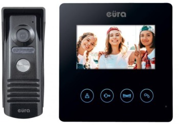Wideodomofon EURA VDP-52A3"ATIRA" czarny 