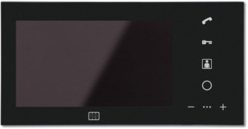 ACO INS-MP7 BK (Czarny) Monitor INSPIRO - kolorowy cyfrowy 7” do systemów videodomofonowych