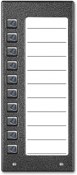 ACO CDN-10NP GR Podświetlany panel listy lokatorów z 10 przyciskami