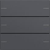 GIRA zestaw klawiszy 3x TS4 System 55 antracytowy 575328