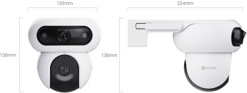 Kamera IP Ezviz HB90 z panelem solarny 8W dual 4MP+4MP Wi-Fi AOV