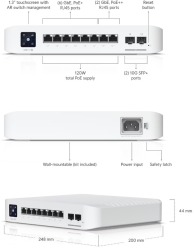 UBIQUITI UNIFI SWITCH (USW-Pro-8-POE)