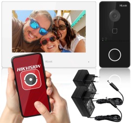 Zestaw wideodomofonowy IP Hilook by hikvision IP-VIS-SLIM-W IP-VIS-SLIM-W 