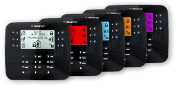 manipulator klawiatura LED czarny Genevo PRiMA LCD-SL BK