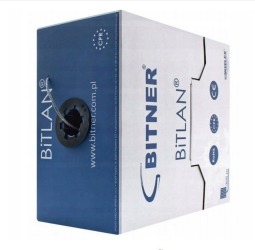 Przewód skrętka U/UTP kategorii 5e wewnętrzna 305m BiTLAN