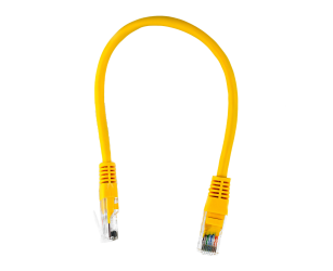 CONOTECH PATCHCORD U/UTP kat.5e RJ45 0,25m - ŻÓŁTY