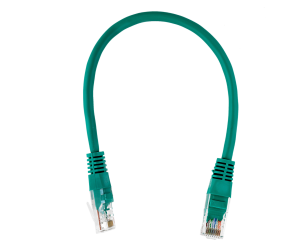 CONOTECH PATCHCORD U/UTP kat.5e RJ45 0,25m - ZIELONY