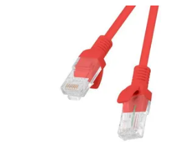 CONOTECH PATCHCORD U/UTP kat.5e RJ45 0,5m - CZERWONY
